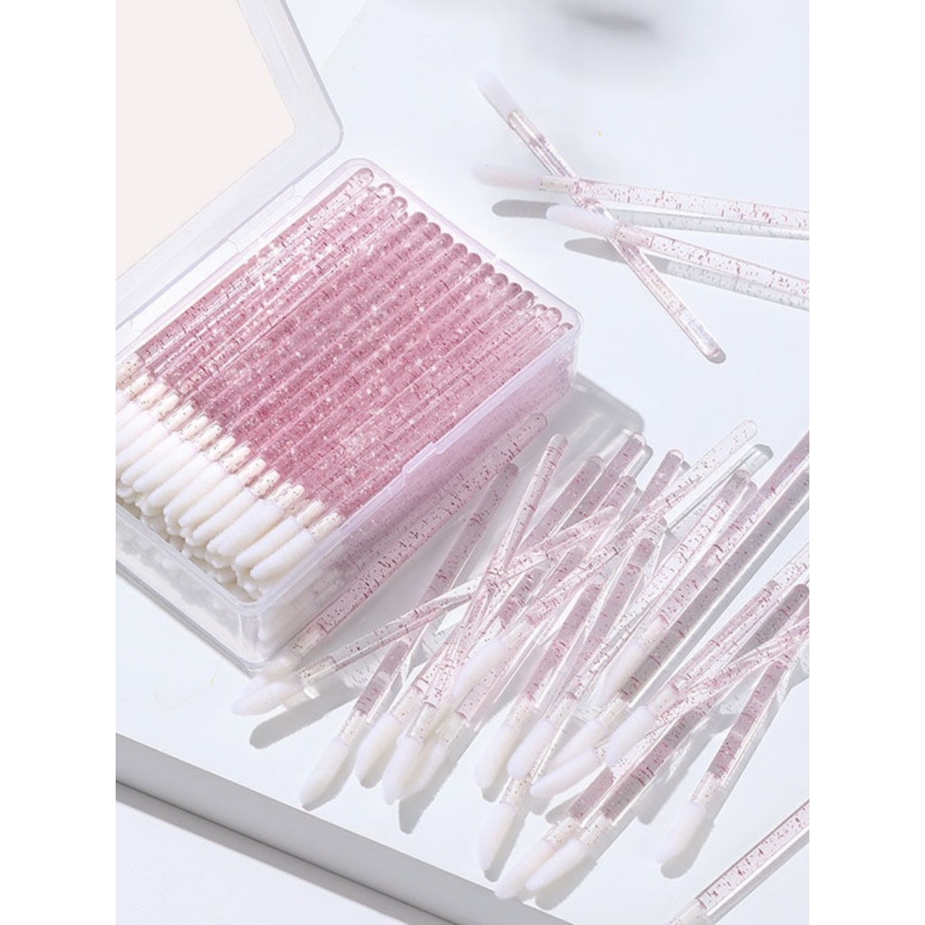 Pincel labial descartável, portátil, Silicone, batom, maquiagem feminina, artista dedicado, manchas, corretivo, batom, l