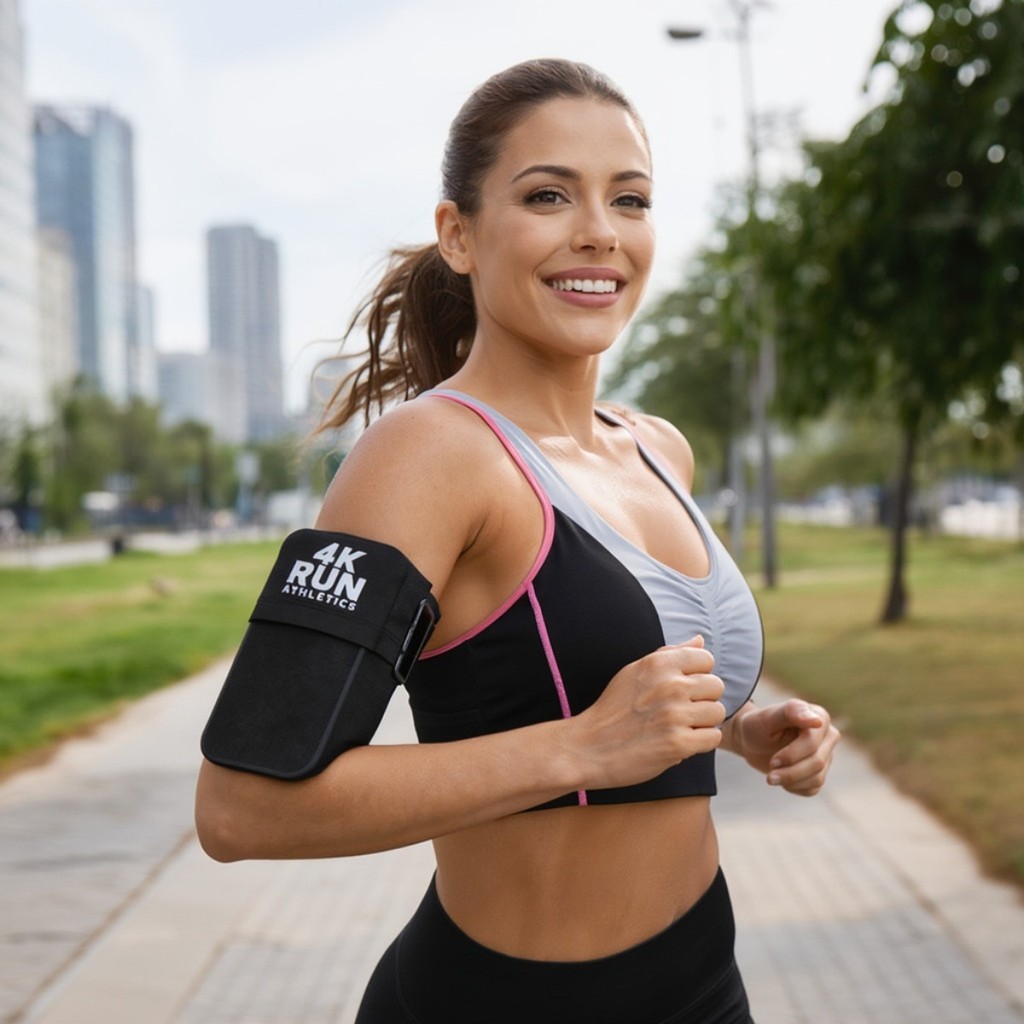 Suporte Braço Celular Corrida Fitness Universal Leve Ajustável Academia Bike Caminhada Treino Fitness em Oferta na Shopee