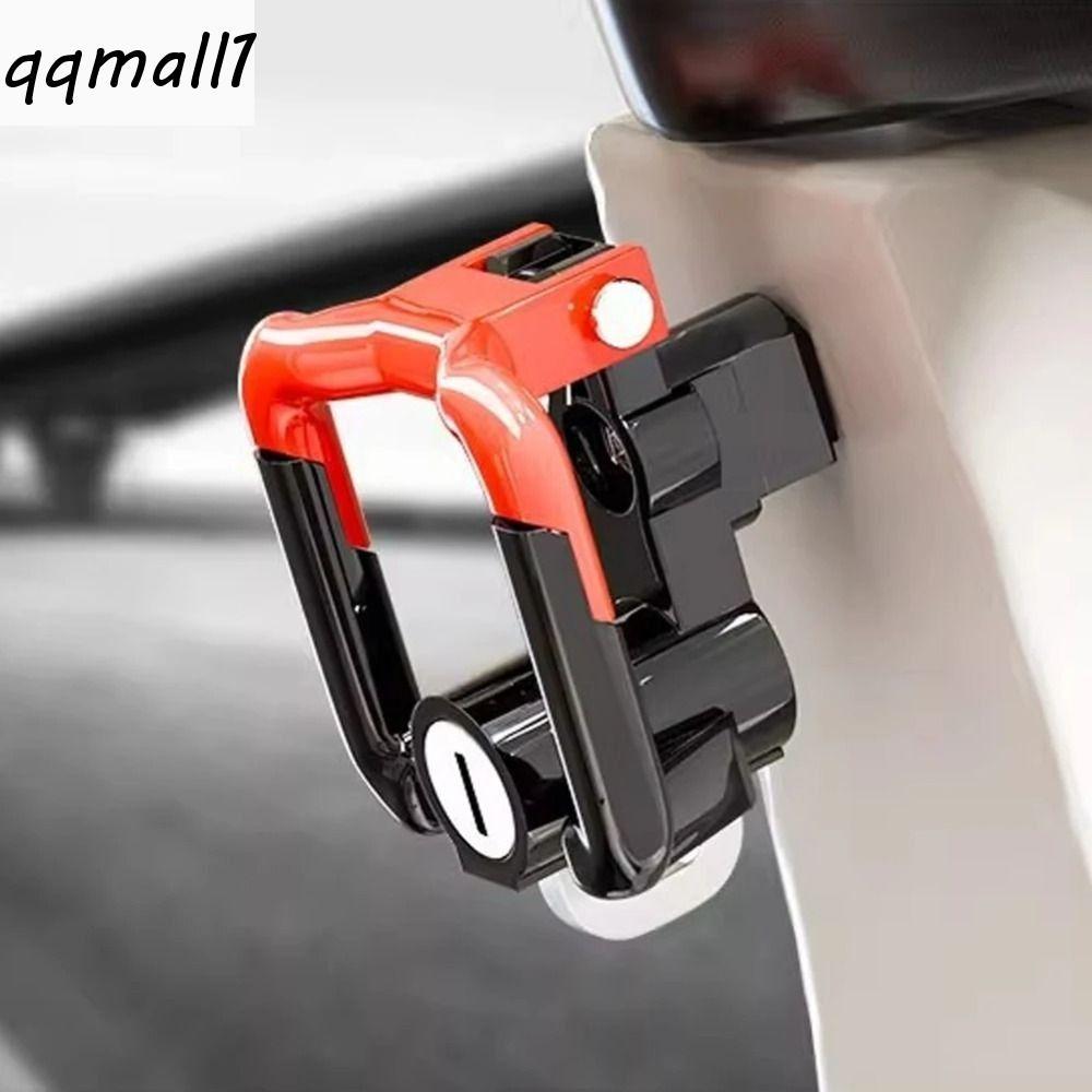 QQMALL1 Gancho Para Capacete De Motocicleta , Suporte Duplo Com Trava De Segurança , Antifurto Moto