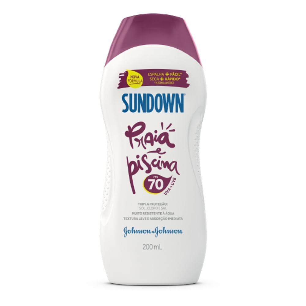 Protetor Solar Sundown Praia e Piscina FPS 70 200ml