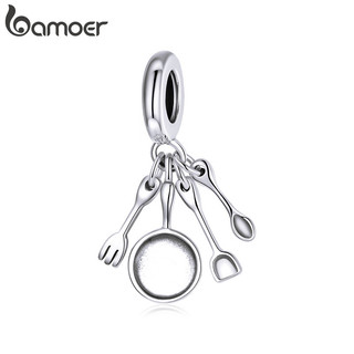 Conjunto De Utensílios De Cozinha Bamoer Charm Acessórios De Pulseira DIY Para Presentes Femininos