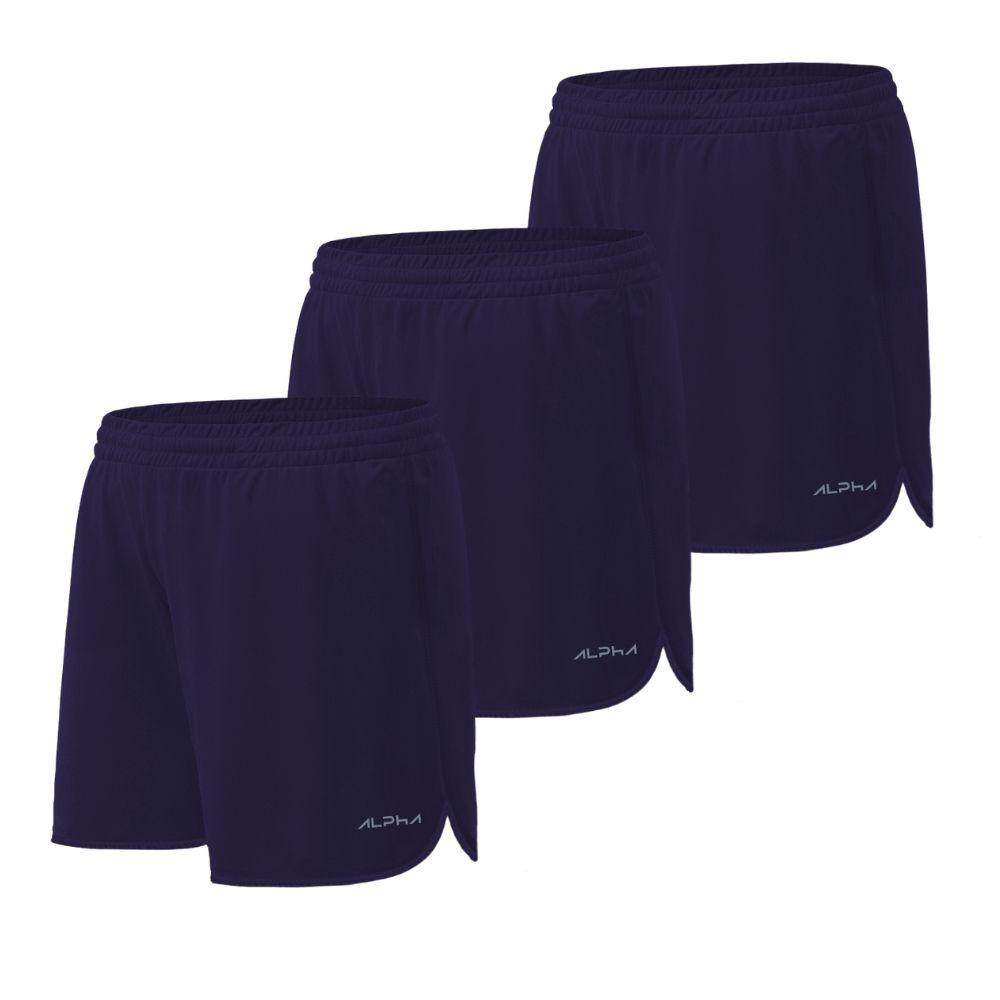 Kit 3 Shorts de Corrida Dry Alpha Co