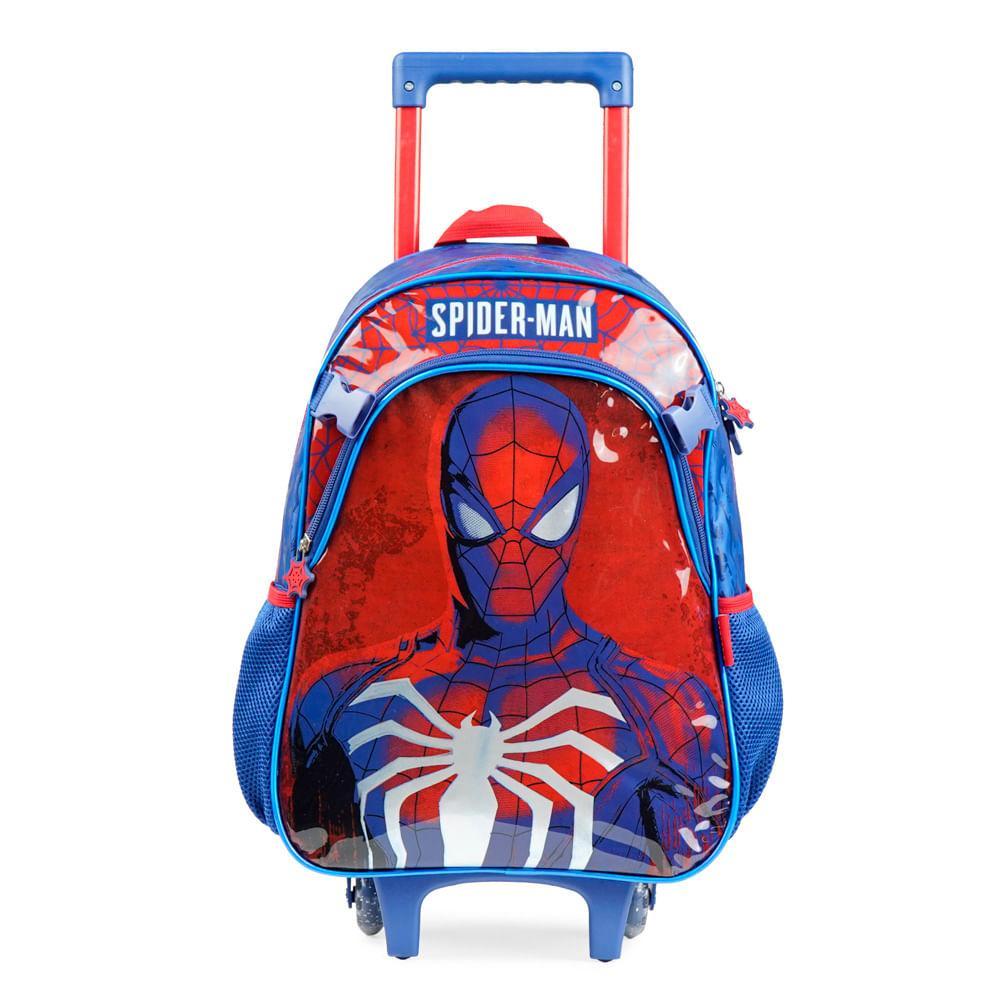 Mochila de Rodinhas Infantil  Homem Aranha Azul em Oferta na Shopee