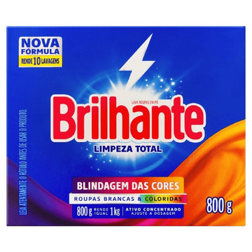 Brilhante Limpeza Total Lava Roupas Pó