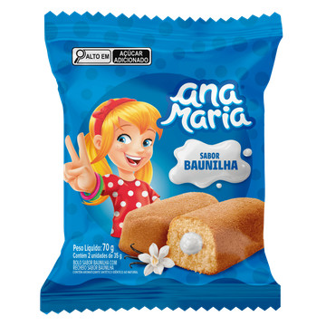 Bolo Ana Maria de Baunilha