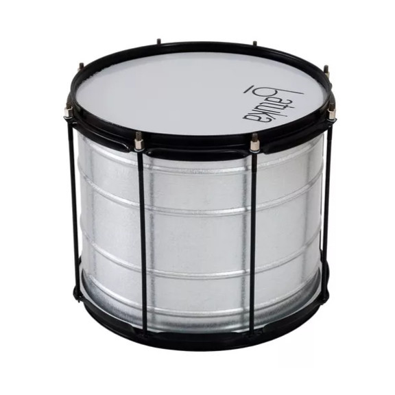 SURDO 45X14 ALUMISTEEL 6 AFINAÇÃO ARO CHP PRETO PELE LEITOSA BATUKA