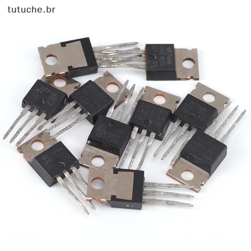 TU Novo 10pcs 55V 49A IRFZ44N IRFZ44 Transistor De Potência MOSFET N-Channel L BR
