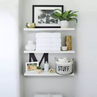 Kit 3 Prateleiras 30x10 Cm MDF Luxo Nichos Sala Cozinha Quarto Banheiro Com Kit De Instalação Envio Imediato em Oferta na Shopee