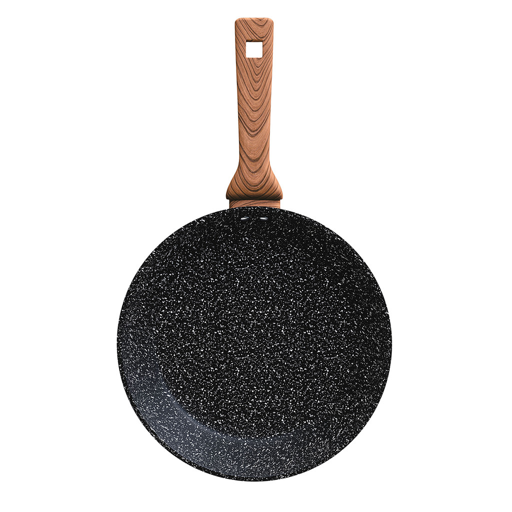 Imagem Frigideira Wooden 24cm 5 Camadas Antiaderente Alta Durabilidade Color Stone