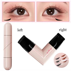 Girar Delineador Carimbo Integrado Preto Marrom Dupla Ponta DIY Asa Estêncil À Prova Dwaterproof Água De Manchas Caneta