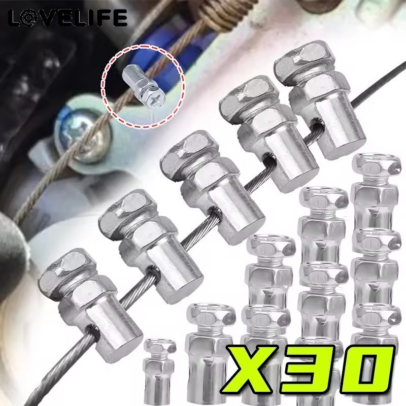 Grampos De Cabo Do Acelerador Clipe De Metal 1.4 * 0.8cm Prata , Organizador De E-Scooter De Bicicleta De Motocicleta , 