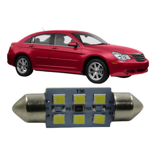 Lampada Led Torpedo Placa/teto/porta Luva Sebring 07