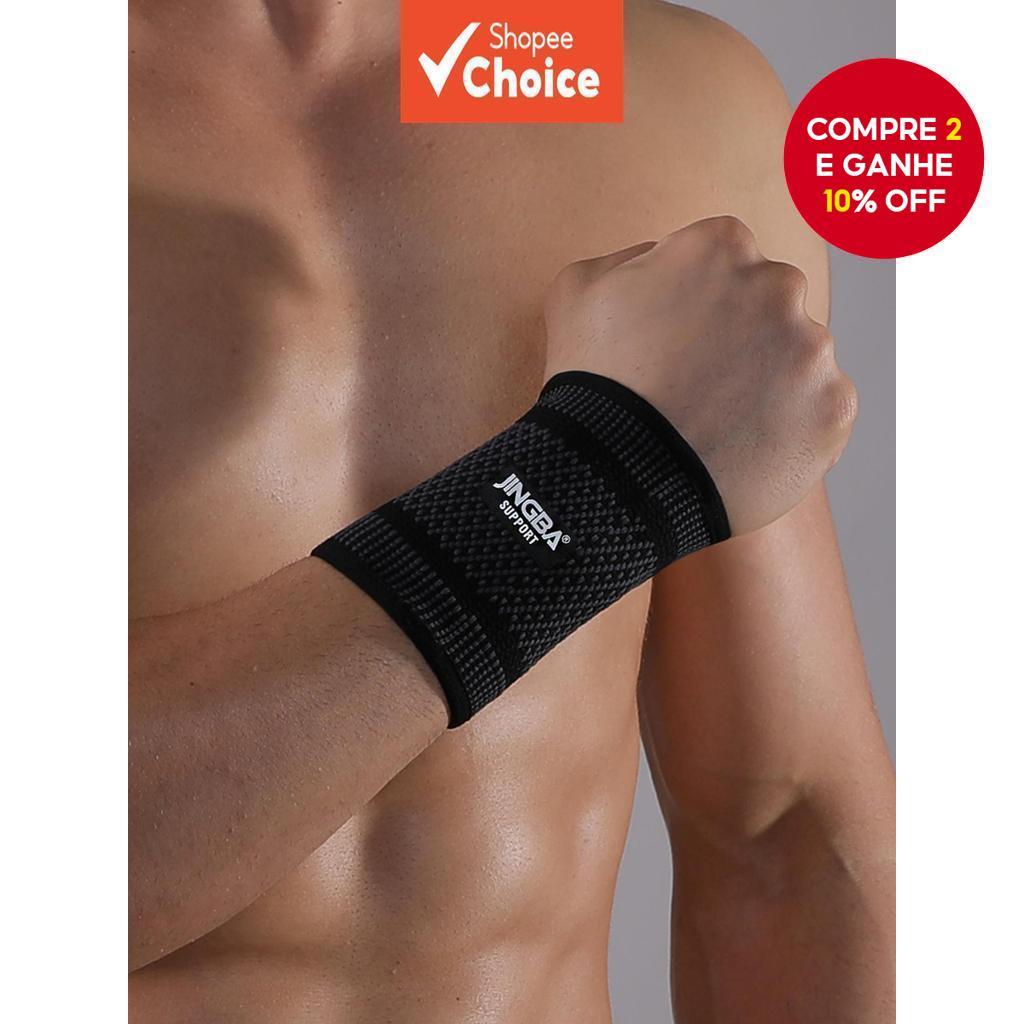 1 peça de malha respirável absorvente de suor basquete Badminton levantamento de peso pulseira Fitness esportes equipame
