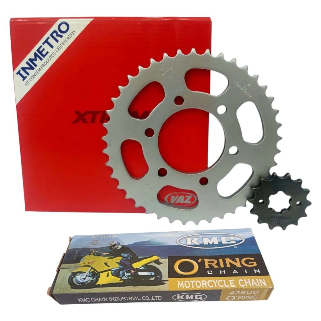 KIT Relação  CROSSER 150  2014 a 2023 41/14 (428) VAZ/Kmc