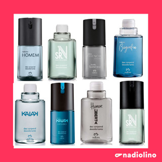 Desodorante Spray Deo Corporal Masculino Natura - 100ml Biografia, Essencial, Homem, Humor, Kaiak, Erva Doce, Sr N em Oferta na Shopee