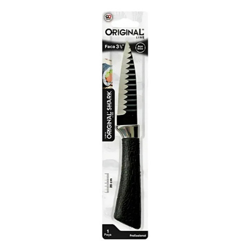 Faca Shark 3¹/² 20cm Afiada Profissional Jjb Utilidades
