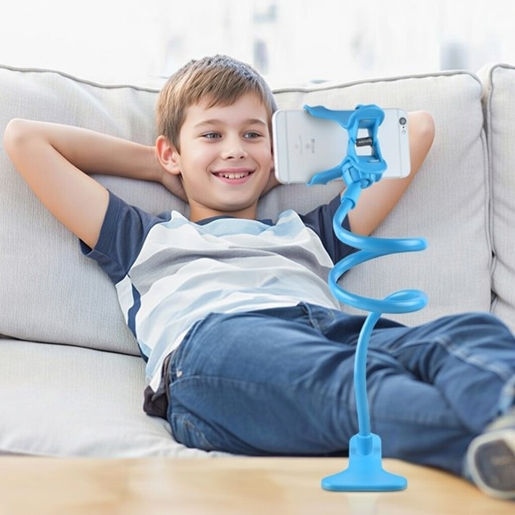 Suporte Celular Articulado Flexível Mesa Cama Presilha 360 em Oferta na Shopee