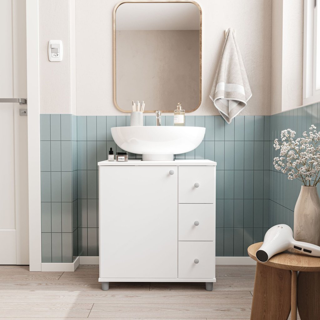 Gabinete para Banheiro 3 Gavetas  Gabinete para Banheiro em Oferta na Shopee