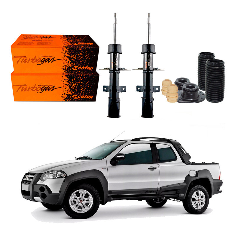 Kit Amortecedor Dianteiro Strada Adventure 1.8 2008 A 2019