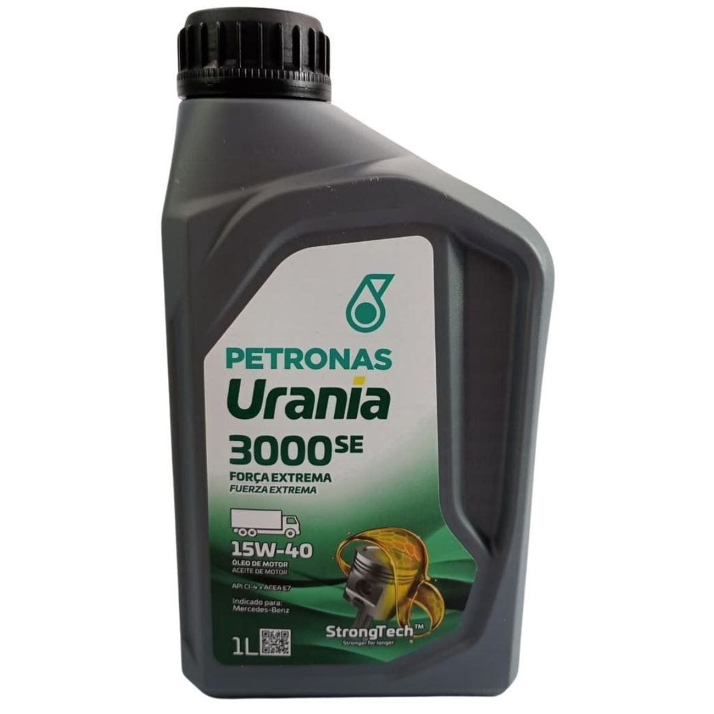 Oleo Motor Diesel Urania 3000Se 15W40 1L - Mineral Api-Ci4 Sl / Acea E7 / Mb228.3 - Petronas