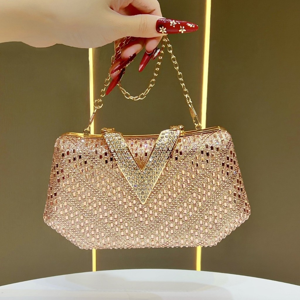 Novo estilo bolsa de noite bolsa de banquete bolsa feminina bolsa de vestido de diamante bolsa de noite bolsa de embreag