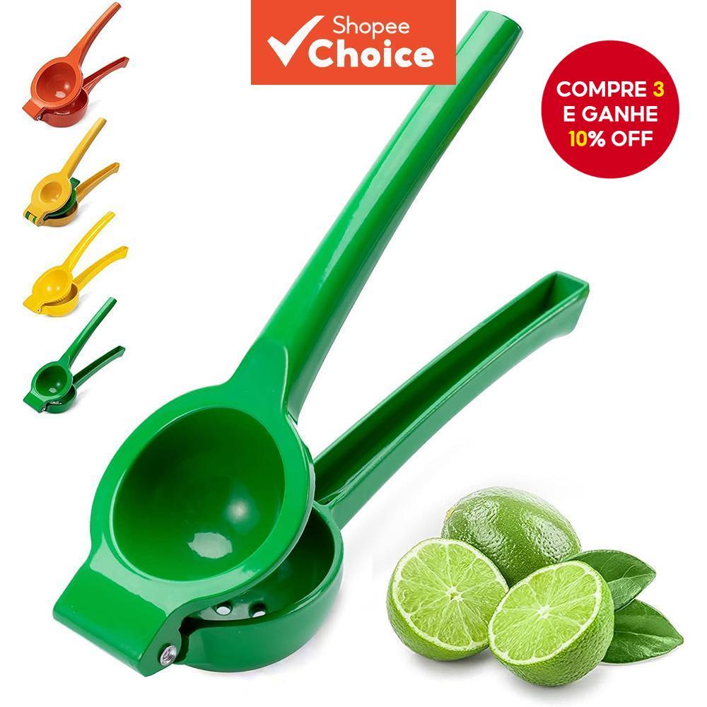 Utensílios De Cozinha Alça Colorida Manual Prensa De Limão Espremedor De Frutas De Metal