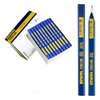 Kit 5un 10un 20un Lápis Para Carpinteiro Marceneiro Pedreiro Irwin em Oferta na Shopee