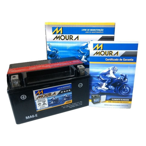 Bateria Moura Suzuki Burgman Future 125 - Ma6-e Ytx7a-bs