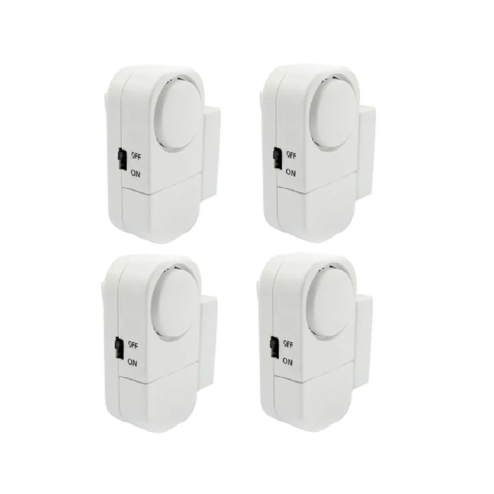 Sensor Alarme Magnético Sirene Porta, Janela e Portão  Sem Fio