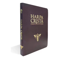 Harpa Cristã - Semi Luxo - Tamanho Grande - Marrom | Ed. CPAD