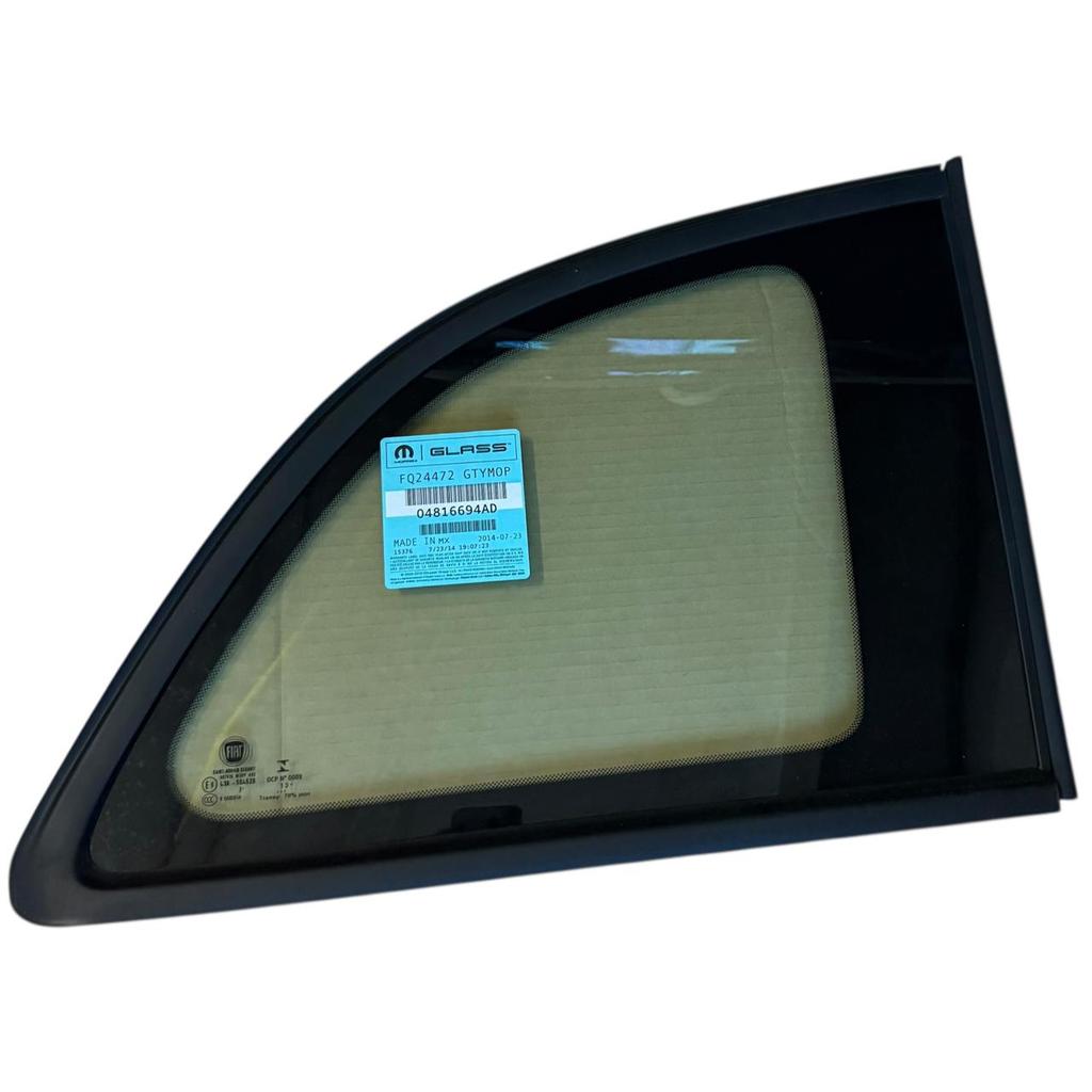 Vidro Lateral Direita Fiat 500 Com Borracha 04816694ad