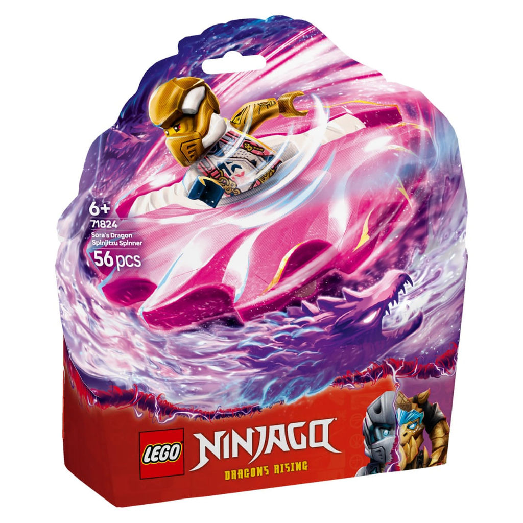 LEGO Ninjago - Spinjitzu Dragão de Sora - 56 Peças - 71824 em Oferta na Shopee