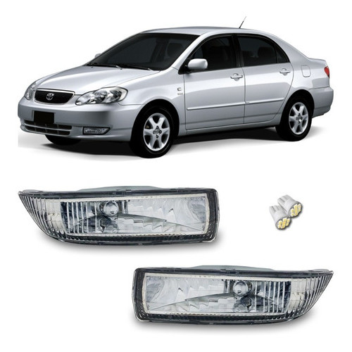 Par Farol Milha Aux Corolla Fielder 2003 2004 2005 2006 2007
