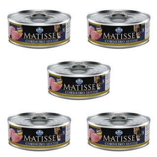 Kit 5x Matisse Cat Wet Mousse Cordeiro 85g em Oferta na Shopee