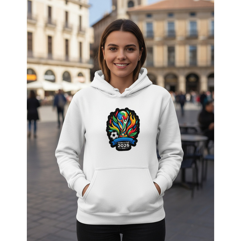 Moletom Canguru Unissex Blusa De Frio Copa Do Mundo 2026