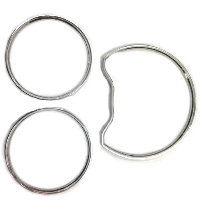 Conjunto De Anel De Medidor De Painel De Estilo Cromado Para Mercedes Benz W210 95-99/W202