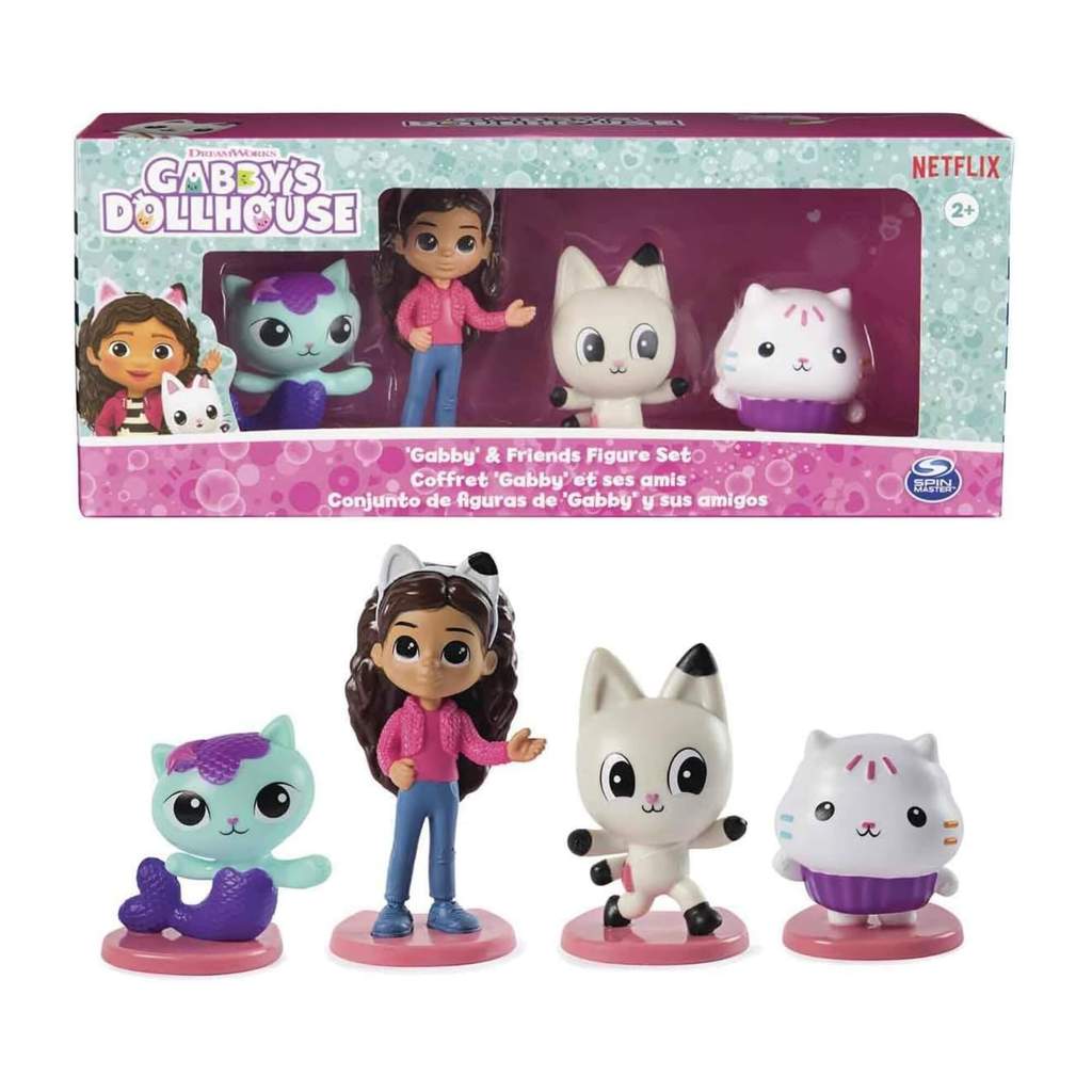 Gabby Pack Com 4 Mini Figuras Gabby's Dollhouse Sunny - 003969