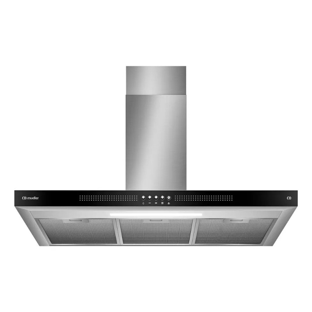 COIFA DE PAREDE MUELLER PLANA 90CM INOX MCP90K 220V