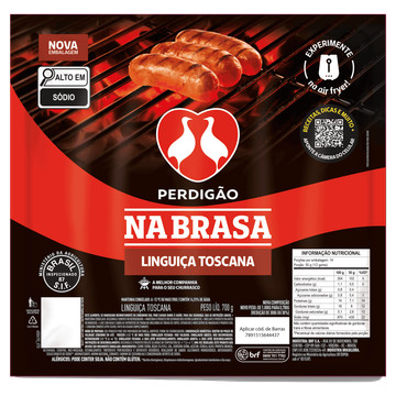 Linguiça Toscana Perdigão na Brasa
