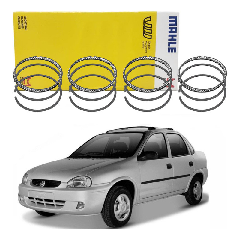 Jogo Anel Do Motor Std Corsa Classic 1.0 Flex 2006 A 2010