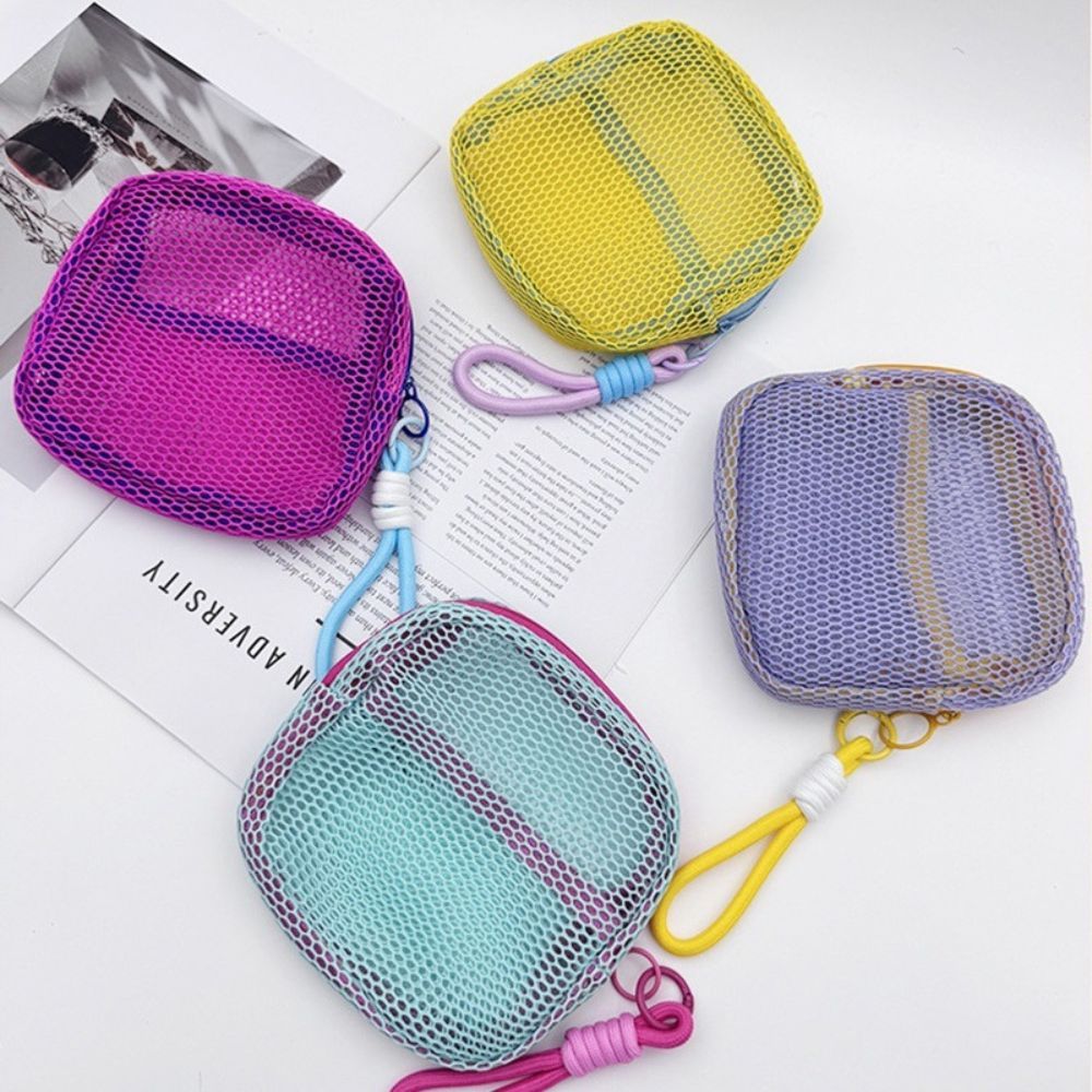 Bolsa Necessaire quadrada Tela Colorida