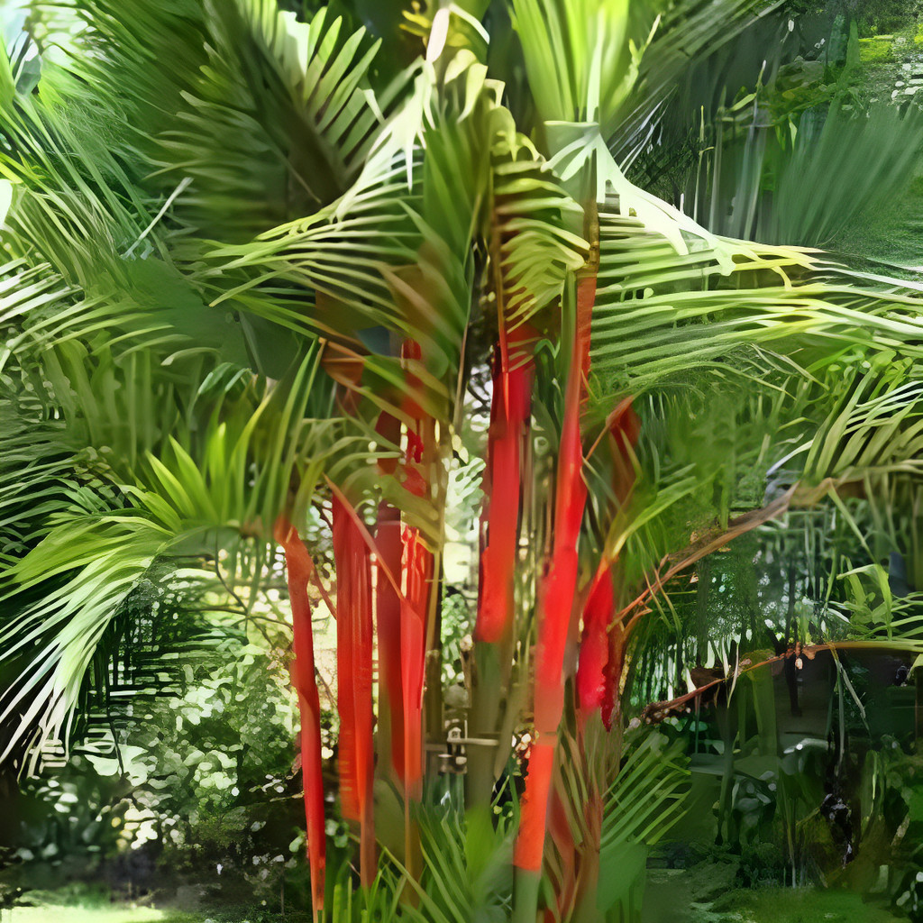 Envio Rápido Pronta Entrega plantio ecológico Palmeira Laca Vermelha Cyrtostachys Renda 200 Sementes em Oferta na Shopee