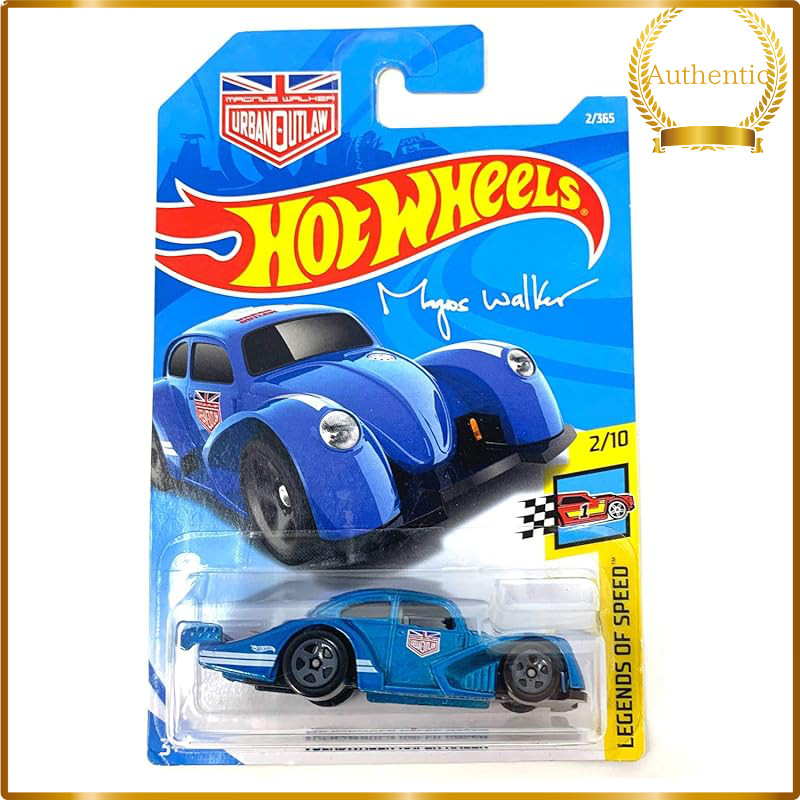 Hot Wheels 2018 50th Anniversary Legends of Speed Volkswagen Beetle Racer 2/365, Blue