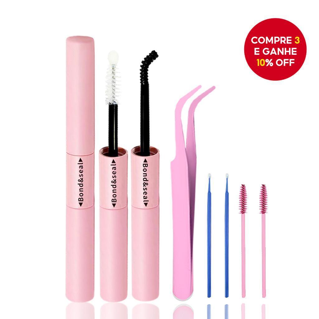 Adesivo De Cola Para Cílios – Vedação Forte , Durável , À Prova D'água 2 Em 1 Extensão De DIY