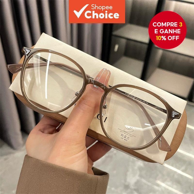 Óculos De Bloqueio De Luz Azul Transparente Anti Radiação Computador Para Mulheres Moda