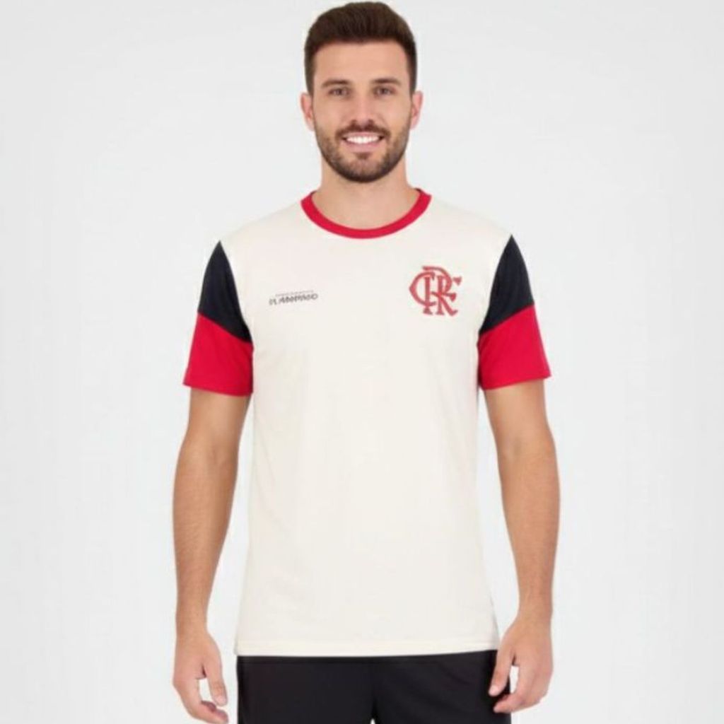 Camiseta Flamengo Clamor Masculina - Bege