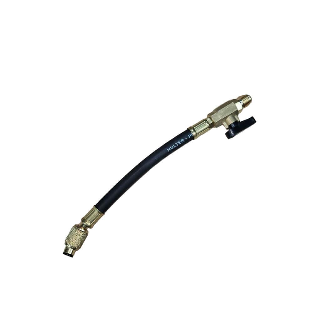 Mangueira para Gás 15 cm com Válvula 1/4 Hulter Preto HT51X15F em Oferta na Shopee