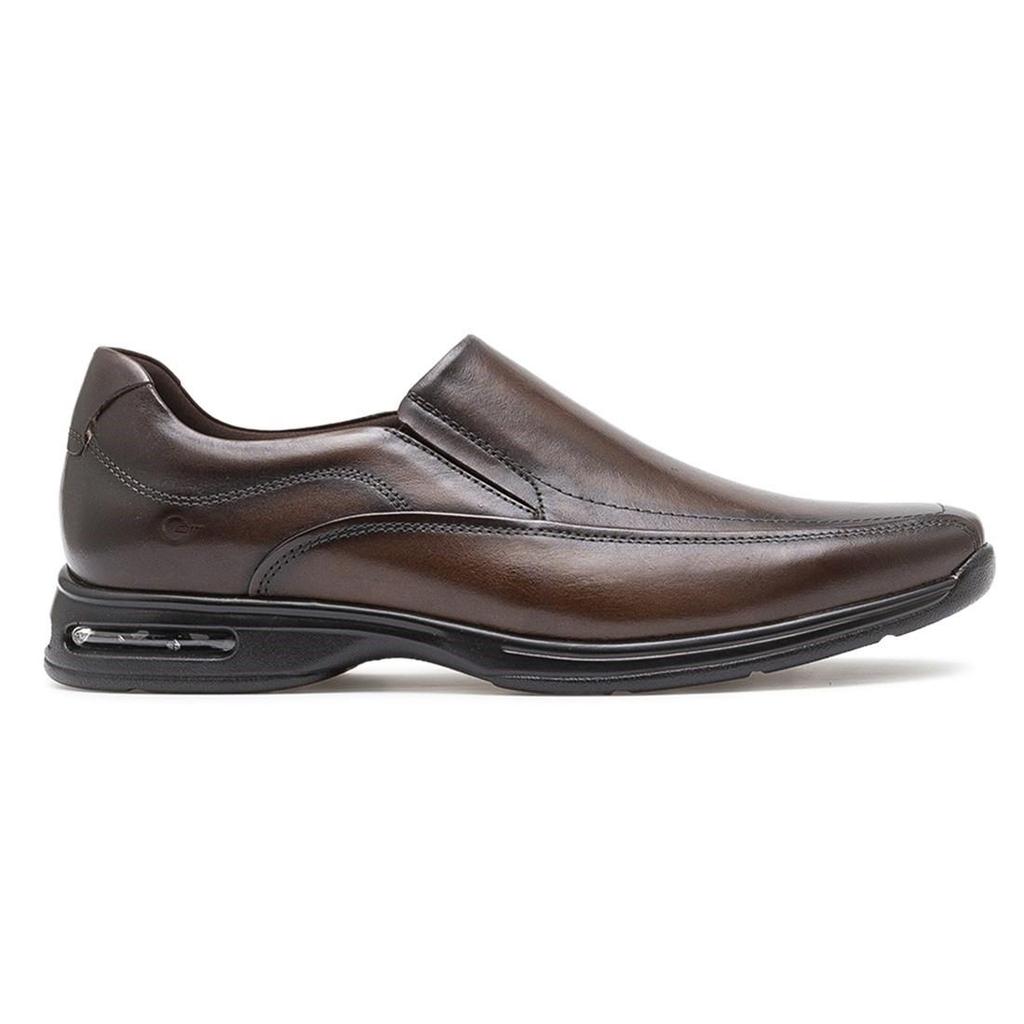 Sapato Social De Couro Democrata Smart Comfort Ar Spot 448027 em Oferta na Shopee