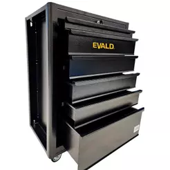 Carrinho para Ferramentas 60x40x90cm Fechado com 6 Gavetas EVC-12 EVALD