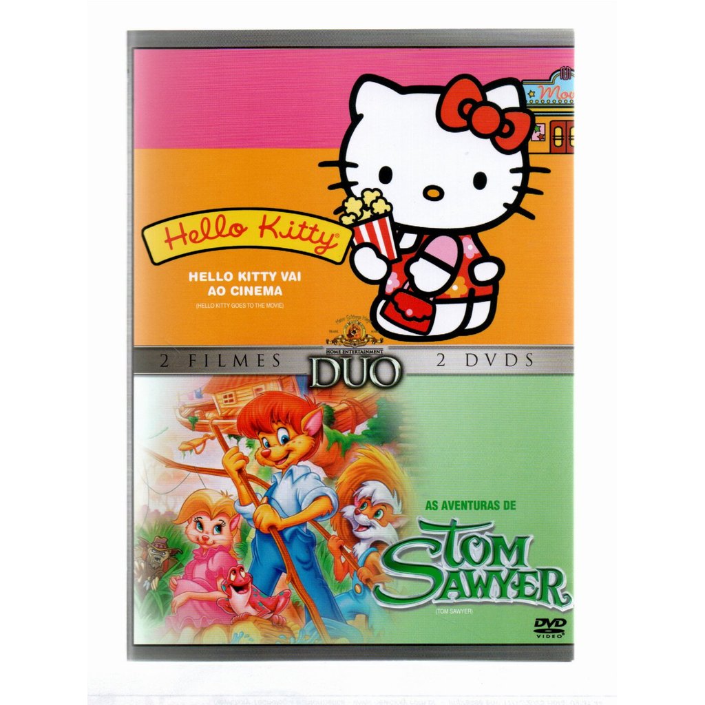 Dvd As Aventuras De Tom Sawyer/ Hello Kitty Vai Ao Cinema